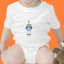 Bebé Byrdie del muchacho a solas camisetas