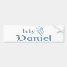 Bebé Daniel Pegatina De Parachoque