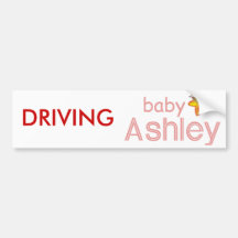Bebé de Ashley Pegatina De Parachoque