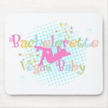 Bebé de Bachelorette Vegas Alfombrilla De Ratón