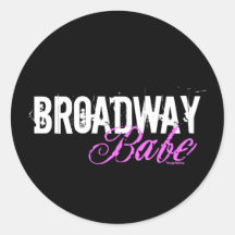 Bebé de Broadway Pegatinas