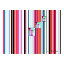 "Bebé de Candystripe " Postal