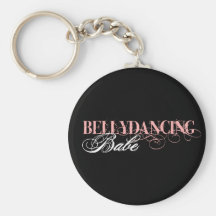 Bebé de la danza del vientre llaveros personalizados