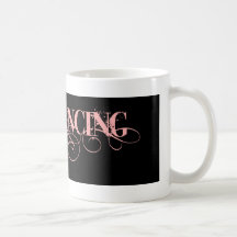 Bebé de la danza del vientre taza de café