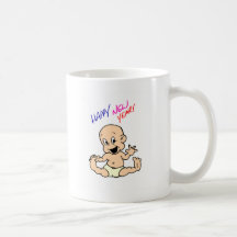 Bebé de la Feliz Año Nuevo Taza De Café