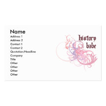 Bebé de la historia plantillas de tarjetas personales