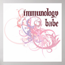 Bebé de la inmunología poster