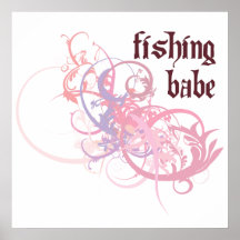 Bebé de la pesca impresiones