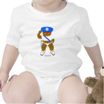 Bebé de la policía trajes de bebé