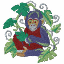 Bebé de la selva del chimpancé