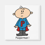 Bebé de Pooperman Imán De Frigorífico
