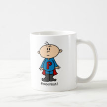 Bebé de Pooperman Tazas