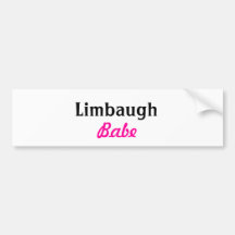 Bebé de Rush Limbaugh Pegatina De Parachoque