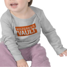 Bebé de Wolfgangsvault Camisetas