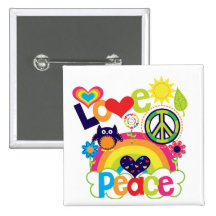 Bebé del amor y de la paz pin