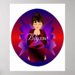 Bebé del ángel de Blysse I Poster