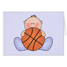 Bebé del baloncesto de Lil Tarjetón