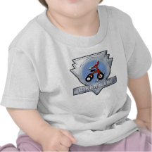 Bebé del bebé del motorista camisetas
