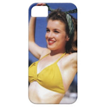 bebé del bikini de los años 50 iPhone 5 protectores