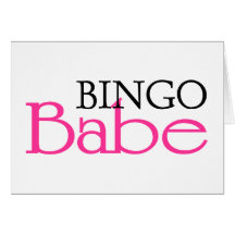 Bebé del bingo felicitación