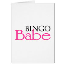 Bebé del bingo tarjetas
