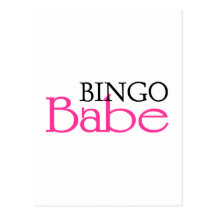 Bebé del bingo tarjetas postales
