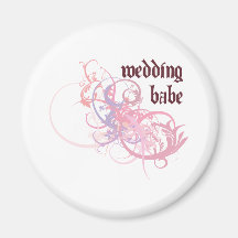Bebé del boda imán para frigorifico