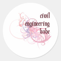 Bebé del genio civil etiqueta