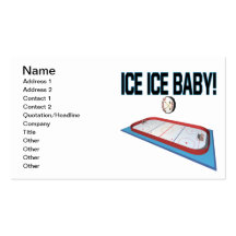 Bebé del hielo del hielo plantillas de tarjetas personales