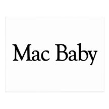 Bebé del mac postales