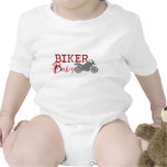 Bebé del motorista camiseta