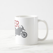 Bebé del motorista taza