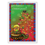 Bebé del navidad tarjeton
