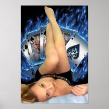 Bebé del póker poster