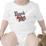 Bebé del punk rock traje de bebé