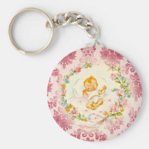 Bebé del Victorian Llavero Personalizado