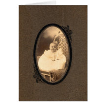 Bebé del Victorian Tarjetas