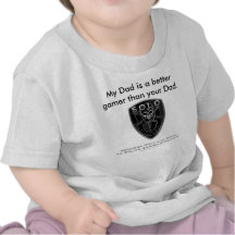 Bebé: El papá es mejor Camisetas