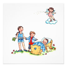 Bebé en el pesebre - invitación del nacimiento del