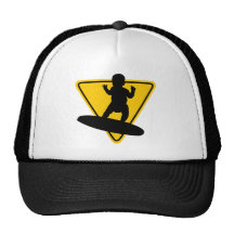 Bebé en tablero (de la resaca) gorras