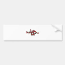 Bebé feliz del día de San Valentín Etiqueta De Parachoque