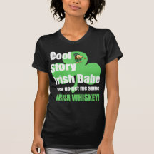 bebé fresco del irlandés de la historia camiseta