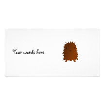 Bebé lindo Bigfoot Tarjetas Con Fotos Personalizadas