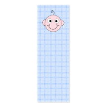 Bebé lindo. Fondo azul del control Plantillas De Tarjetas Personales