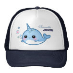 Bebé lindo narwhal - personalizado gorros  