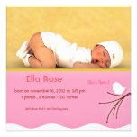 Bebé lindo - tarjeta de la invitación del bebé {of