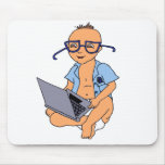 Bebé Nerdy Mousepad del ordenador Tapete De Raton