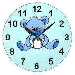 Bebé (oso de peluche) reloj de pared