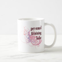 Bebé personal del entrenamiento taza
