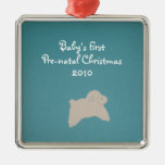 Bebé primer, navidad prenatal, 2010 ornato